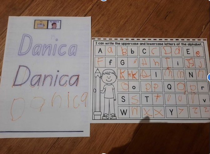 A child building skills through therapy 1