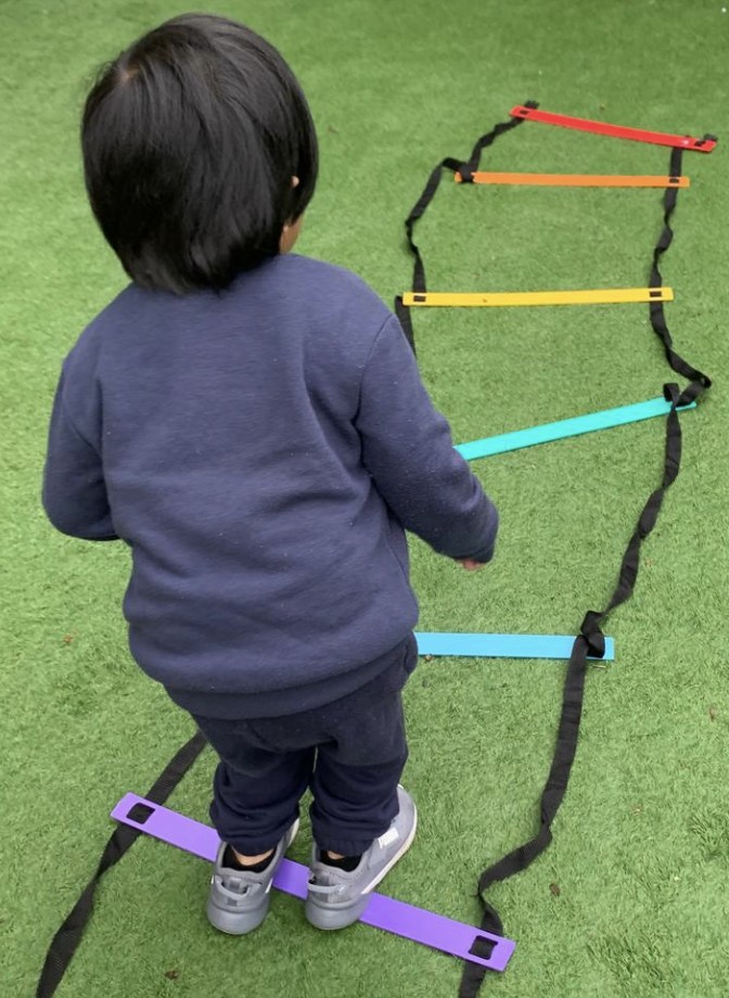 A child building skills through therapy 4
